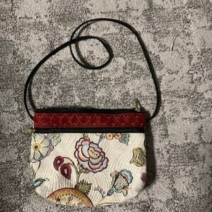 Vintage Danny K fabric purse, Beverly Hills tapestry style